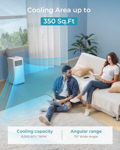 Aire Acondicionado Portátil de 10,000 Btu, Nuevo Diseño para el Hogar, Pac002 - Product Image 5