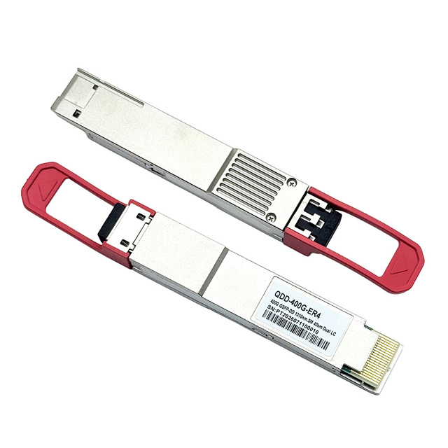 Compatible 400G QSFP-DD Transceiver QDD-400G-LR4 ER4 ZR4 400GBASE 8X50G PAM4 LC SMF Long Haul Single Mode Fiber Optical Module