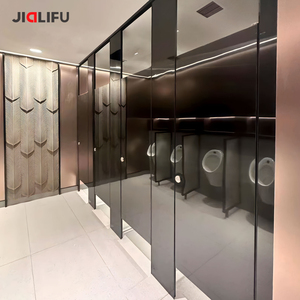 Jialifu kinh doanh hiện đại phong cách thép không gỉ công cộng nhà vệ sinh phân vùng giá cho văn phòng xây dựng - Product Image 6