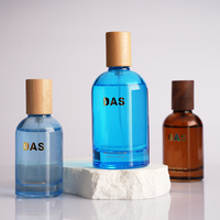 Botol Parfum Silinder 50ml 100ml Grosir dalam Warna Kustom dengan Tutup Kayu untuk Pembelian dalam Jumlah Besar