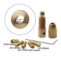 1/2/2. 17/4/5mm arbre de moteur électrique Mini pince de fixation de mandrin 35/3mm-0.5mm petit à percer dispositif de fixation de Micro mandrin