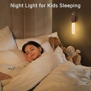 Sensor de Movimiento para Luz Nocturna LED, Carga USB, Inducción Humana Inteligente, para Mesita de Noche, Armario, Hogar, Estilo Chino Moderno - Product Image 1