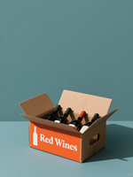 Boîte à vin de carton d'expédition de carton ondulé fort recyclable d'impression colorée avec des diviseurs pour le transport
