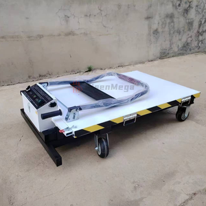 Chariots électriques portables à plateau plat Risenmega 500 kg 1,1 m 1,3 m pour serre, auto-chargeurs, certifiés CE ISO9001, vente OEM RMST300 - Product Image 5