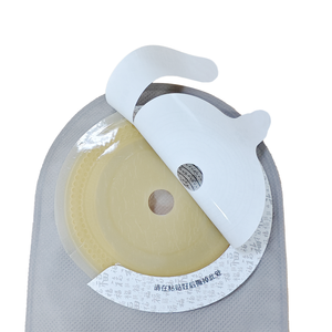 Sac de stomie jetable monobloc Zodelo de haute qualité, fournitures de colostomie certifiées CE, infrarouge lointain - Product Image 2