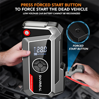 Démarreur de Voiture Portable 12V SHARMEAL avec Batterie Externe 8000mAh et Pompe à Air – Stock US du Fabricant