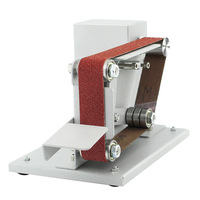 Mini-meuleuse à bande abrasive DIY pour polissage et affûtage, machine de bureau à angle fixe, alimentation secteur 24V
