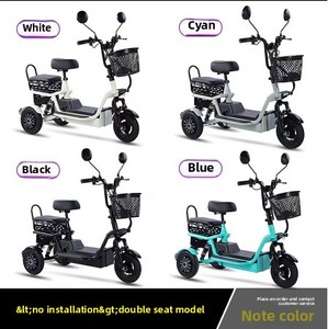 Scooter électrique léger de 10 pouces pour personnes âgées, hommes et femmes, 48 V 1000 W, pour transporter des enfants et faire les courses - Product Image 6