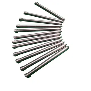 Hassas standart dışı yüksek hızlı çelik kalıp parçaları damgalama için Oval Tungsten çelik delme iğne yumruk