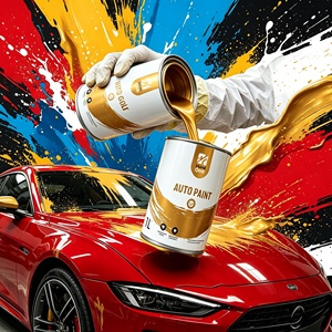 Approvisionnement direct d'usine Eco  <span class=keywords><strong>Peinture</strong></span> automobile liquide époxy personnalisée aux tons pastel, application rapide  <span class=keywords><strong>Peinture</strong></span> en aérosol pour voiture à séchage rapide - Product Image 1