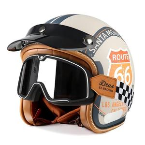 <span class=keywords><strong>Casco</strong></span> de Motocicleta Vintage en Oferta, Certificado 3C, Transpirable, Universal para las Cuatro Estaciones, para Hombres y Mujeres, para Uso Diario - Product Image 4