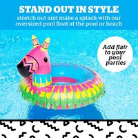 Bouée gonflable géante en forme de âne pour piscine, grand jouet aquatique fantaisie pour fêtes au bord de la piscine, jouet d'été pour l'eau en extérieur