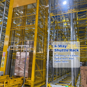 4-Way Multi-Depth Shuttle System, Warehouse Automation ASRS Robot Maximizing Storage Density for Industrial Warehouses Radio Shu - Product Image 4