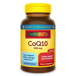 OEM CoQ10 capsule coenzymeCapsules immunità booster ad alto assorbimento Vegan coenzima Q10 polvere capsula produttore enzima