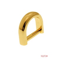 Logo Kustom Pabrik, Cincin D dari Logam Paduan Seng untuk Tali Tas dan Dompet, Grosir
