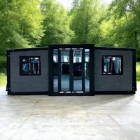 Maison préfabriquée sur mesure, maison conteneur de 20 pieds, structure préfabriquée, maison mobile