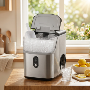 Máquina de Hielo Doméstica OEM ODM de Fábrica, Producción Rápida de Hielo, Autolimpieza, Máquina de Hielo de Sobremesa para el Hogar, Certificación CE - Product Image 1