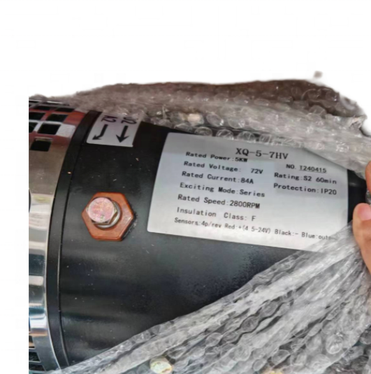 XQ-5-7HV 72V 5000W Electric Bus DC Motor XQ57HV with Curtis Controller 1221M 6701