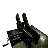 Table élévatrice hydraulique réglable en acier pour moto avec extensions latérales pour ATV et quad à positionnement bas