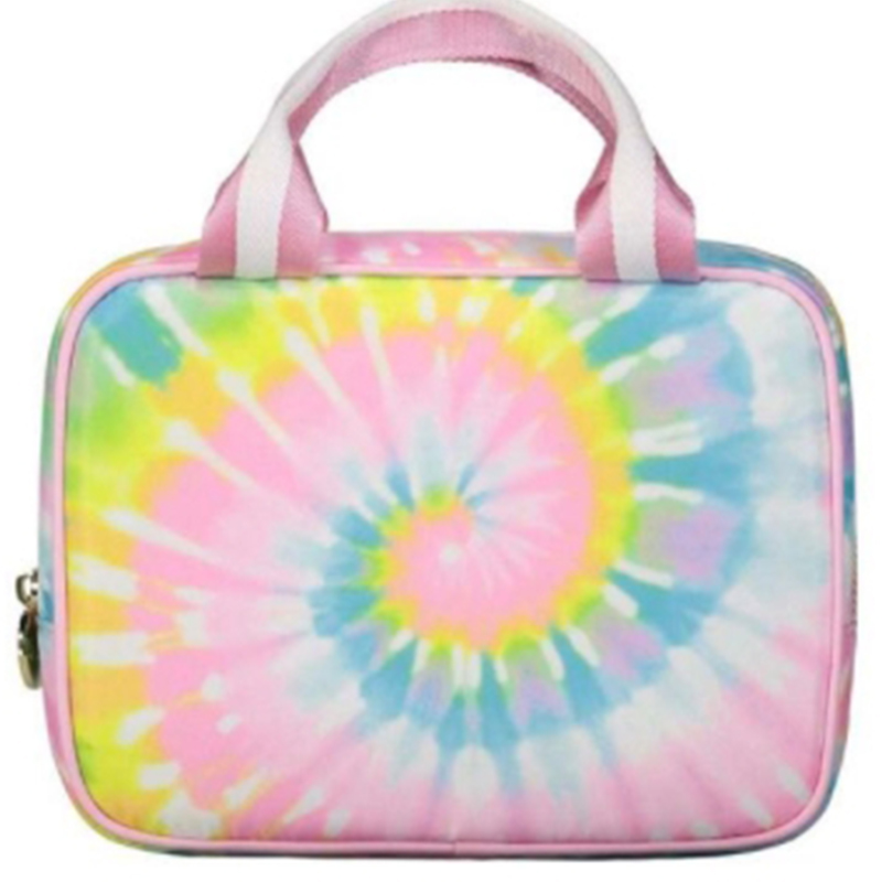 Персонализированный Рюкзак для покраски галстука, Ланчбокс, монограмма, пастель, рюкзак для покраски, сумка для ланча