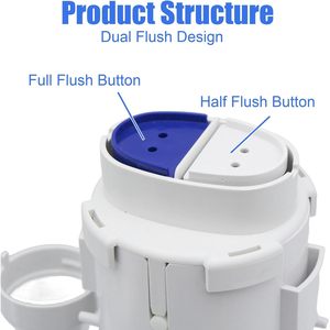 Kit de Repuesto de Válvula de Doble Descarga para Inodoro, Universal, Compatible con Geberit - Product Image 5