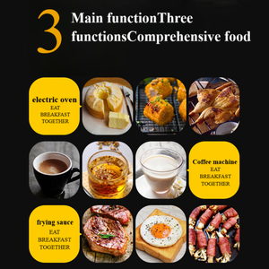 In Stock Factory Direct <strong>Sale</strong> Kitchen Sandwich Maker 2 Slice Breakfast Fast <strong>Toaster</strong> Waffle Maker Machine - Product Image 3