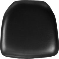 Coussin de chaise Chiavari en vinyle, mousse PU, tissu, or dur, blanc, noir, argent