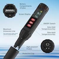 Testeur de pH numérique professionnel 7 en 1 pour la qualité de l'eau (pH/TDS/EC/ORP/S.G/Température/Salinité) pour aquarium et hydroponie