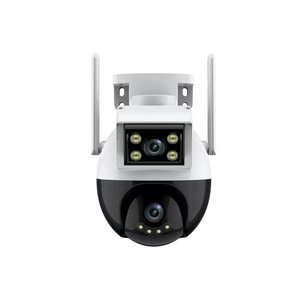 Cámara IP PTZ WiFi Inalámbrica de Doble Lente OEM, Vigilancia de Seguridad para Exteriores, Resistente al Agua IP66, Montaje en Pared o Techo - Product Image 2