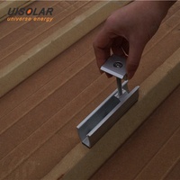UISOLAR Rail Mini en Aluminium pour Structure Solaire, Installation Facile, Rail Structurel en Aluminium