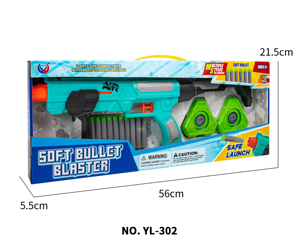 <span class=keywords><strong>Pistola</strong></span> Giocattolo Automatica CE con Proiettili Morbidi, <span class=keywords><strong>Pistola</strong></span> Giocattolo Militare che Spara Proiettili in Gomma per Bambini - Product Image 1