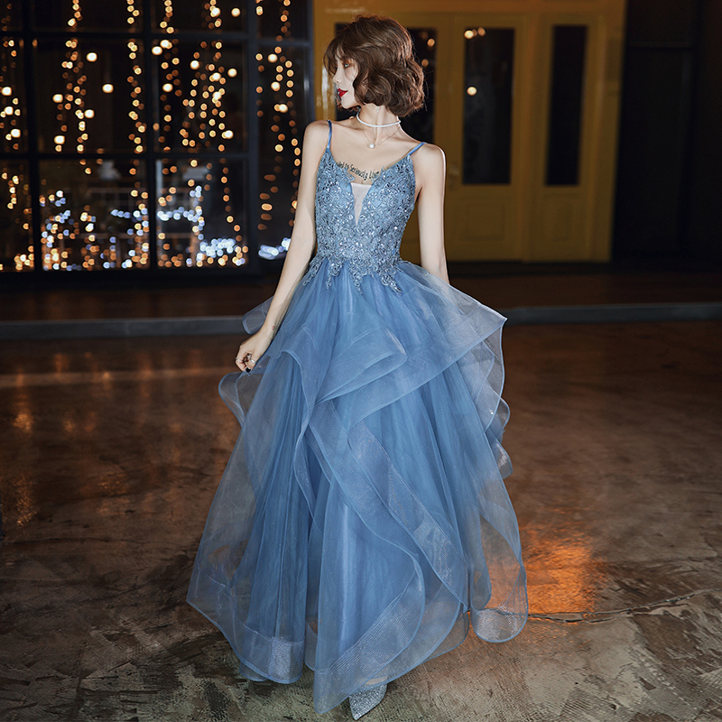 evening dress trends 2020 Fairy Fairy Flower and ribbon sweet princess dress – ロリータファッション通販RonRon