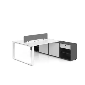 Marka yeni jivitrin K serisi ofis mobilyaları bir kişi masa iş istasyonu siyah L şekli personel masası ofis bölmesi