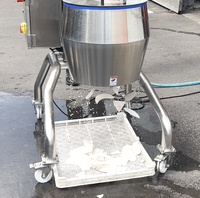 Industriële Lijie Centrifugaalsnijmachine met PLC-besturing, capaciteit 1000 kg/uur voor aardappelchips in golfvorm en V-vorm
