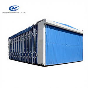 Katlanabilir Geri Çekilebilir Sprey Mobil Boya Kabini PVC Geri Çekilebilir Boya Kabini CE belgeli - Product Image 4