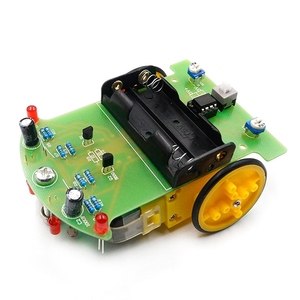OKYN3078 <span class=keywords><strong>Kit</strong></span> robot éducatif amusant pour enfants et adultes apprenant la logique de codage avec chariot de patrouille à suivi de ligne automatique - Product Image 2