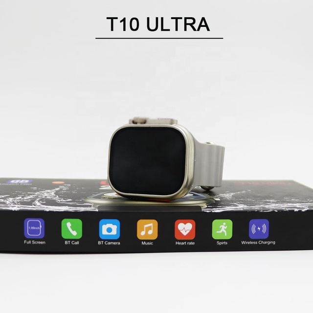 2026 S9Ultra Smart Watch T10 Ultra Heart Rate Monitor Waterproof Men Women Reloj T10ultra BT Music Player Wristband Smart Watch