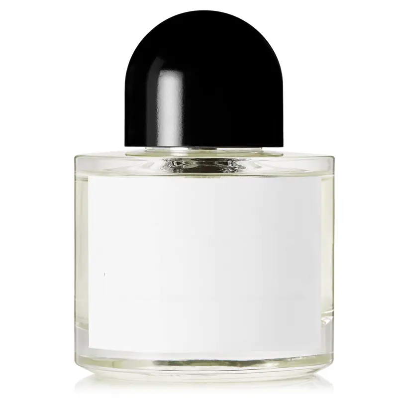 Wholesale price 30ml / 50ml / 100ml round empty perfume bottle black cap spray glass bottle