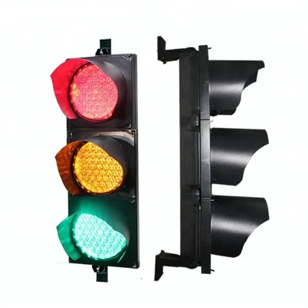 Manufacturer Supply Small 200mm RYG PC Housing Traffic Signal Light for Road Guidance