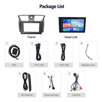 Système de navigation automobile GPS et Android Meihua 9 pouces avec lecteur CD, TV et connexion USB pour NISSAN Sylphy/Sentra (2012-2019)