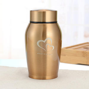 Venta al por mayor de fábrica: Nueva urna para cenizas de mascotas con grabado láser de huella de pata y corazón, para exhibición, entrega rápida, <span class=keywords><strong>precio</strong></span> al por mayor - Product Image 6