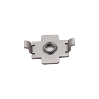 OEM ODM Clips dentelés personnalisés en acier inoxydable Boucle d'obus en forme de U Support à angle droit Pince de tôle en aluminium