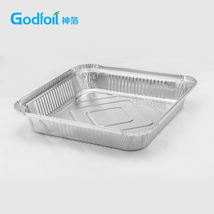 Barquette en aluminium jetable premium 9x9 pouces peu profonde 70oz pour pizza, pâtisserie et cuisson au four - Product Image 2