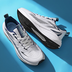 Scarpe da Corsa da Uomo con Suola Spessa, Semplici ed Eleganti, con Suola Esterna in TPR/<span class=keywords><strong>BST</strong></span>, Piastra in Carbonio, Sneakers in Mesh, Ammortizzazione e Comfort per la Camminata - Product Image 5