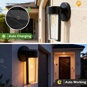 מותג חדש הבציר נילון קיר חיצוני מנורות קיר לתליית תאורה אחורית עיצוב מנורת - Product Image 3