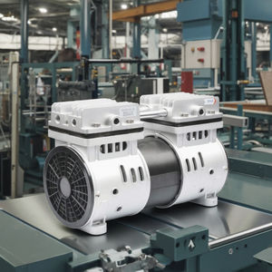 550W 22L diş tıbbi sessiz hava kompresörü <span class=keywords><strong>120PSI</strong></span> yağsız sessiz hava pompası 110V/220V çelik Tank hava kompresörü - Product Image 3