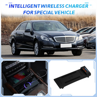 Chargeur sans fil personnalisé CARSOUL pour Mercedes-Benz AB CLA GLA GLB EQA EQB 2019-2024 LHD/RHD, console centrale, charge rapide 15W