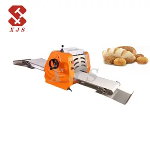 Máquina de folhar massa para padaria, mini folhadora de massa pequena para croissant, venda