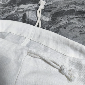 Sac à chaussures en coton de luxe imprimé avec logo personnalisé, en sergé de coton doux avec cordon de serrage pour emballage cadeau - Product Image 5