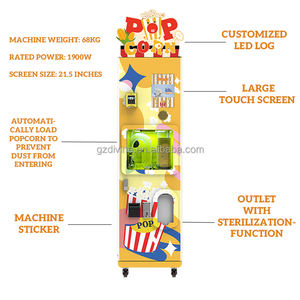 Máquina Expendedora de Palomitas de Maíz Totalmente Automática con 2 Tipos de Sabores de Producción y Múltiples Métodos de Pago para Cine/<span class=keywords><strong>Bar</strong></span> - Product Image 3